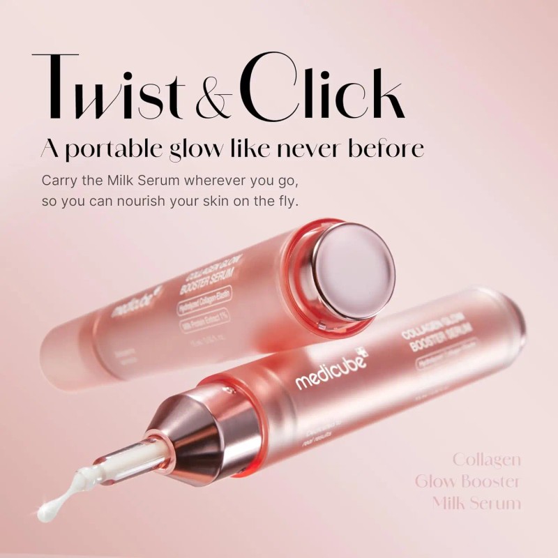 Medicube Collagen Glow Booster Milk Serum - Twist & Click