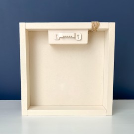 Abbey + CA Gift Irish Blessing Burlap Plaque, Irish Home Decor for Men and Women, Can Hang or Stand, 6 Inches Square