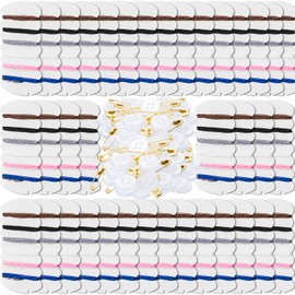 Tatuo Travel Sewing Kits Thread Repair Kit with Needles, Threads, Button, Pin for Hotel Amenities Necessities, 6 Colors (100 Sets)