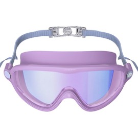 KOCOTREE Unisex-Child Swim Goggles for Toddler Kids Anti-UV Clear Vision Water Pool Goggles for Children Boys & Girls (Purple)