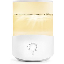 homasy 2in1 Humidifiers for Bedroom 2.5L Cool Mist Humidifier &Diffuser Colorful Light