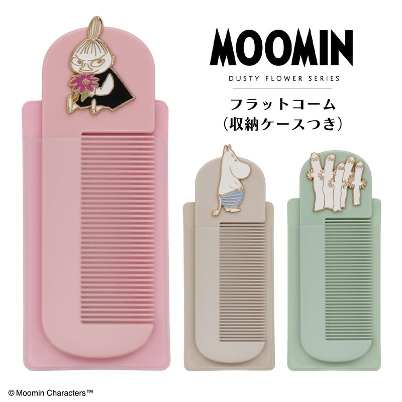 Shobido MN24485 Moomin Dusty Flower Series Comb