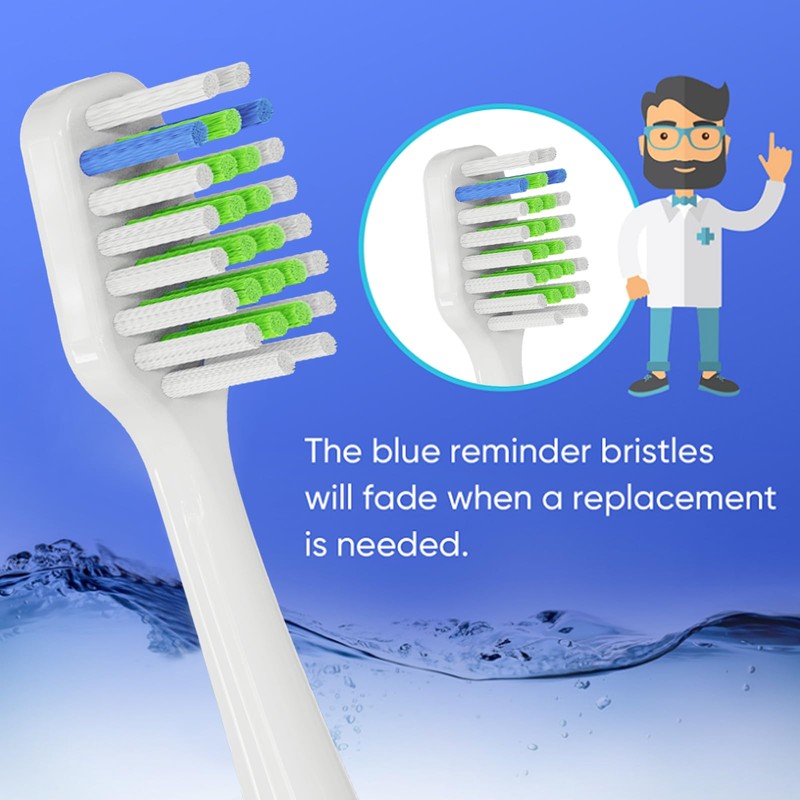 Toothbrush Replacement Heads Compatible with WaterPik Complete Care 5.0 &