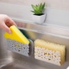 Htppzjr Gray Kitchen Gadget Organizer Sink Suction Dish Cloths Rack