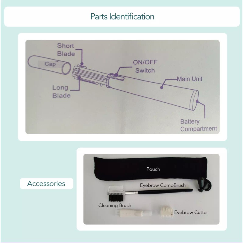 Forever Free Facial and Eyebrow Hair Remover LFG-200 2-for-1 SALE