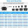 200Pcs Nylon Hole Plug Set (9 Sizes: 1", 7/8", 3/4",