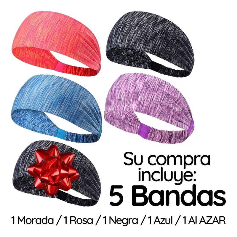 Universo en Linea Banda Deportiva Diadema Transpirable Elástica Ejercicio Full