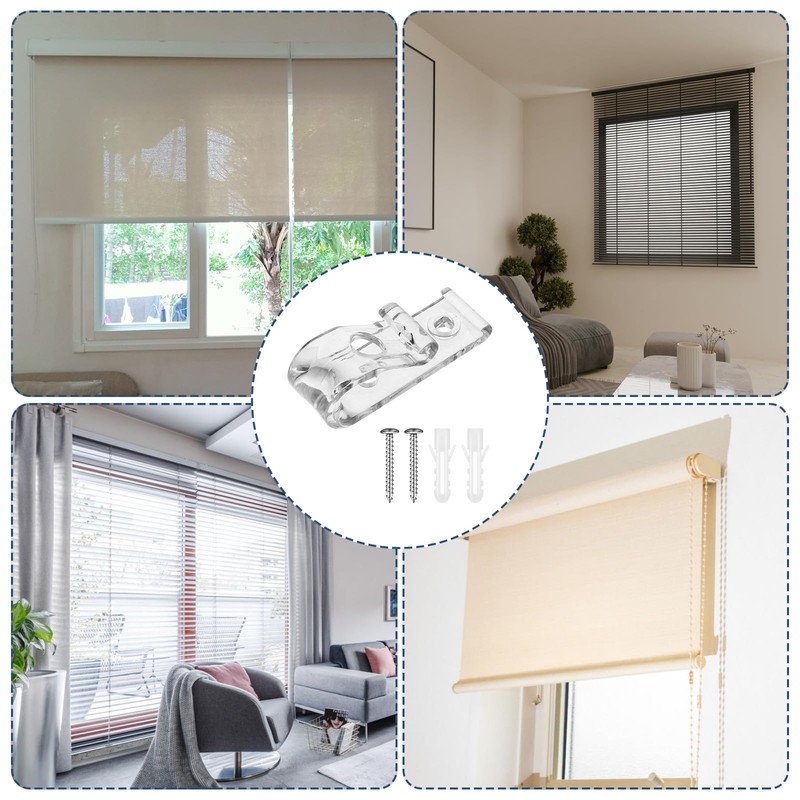 4 Sets Roman Blind P Clip, Blind Cord Safety Device