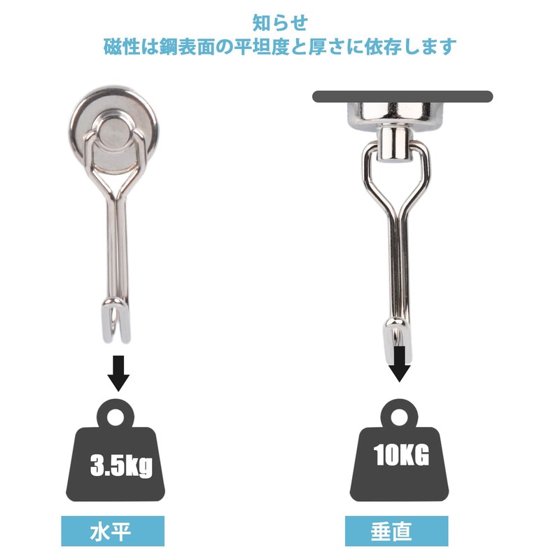 BOCHUANG 10pcs 16mm Diameter Hook Strong