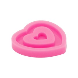 Heart Silicone Resin Mold Shaker Quicksand Keychain Mold Valentine’s Day Resin Mold Expoy Resin Casting Mold for Crafts Making DIY Creative Handmade Pendant