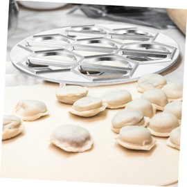HOMSFOU Dumpling Mould Automatic Dumpling Machine Special Tools DIY Tools Kitchen Dumpling Packaging Pelmeni Moulds Aluminium Alloy Silver Restaurant Dumpling Mould