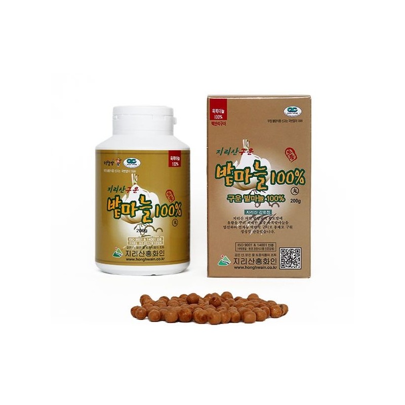 Farmer's Garden Jirisan Honghwain Roasted Field Garlic 100% Pill 200g