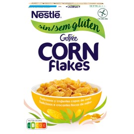 Nestlé GO FREE Cornflakes, glutenfreie Mais-Flakes, Cerealien zum Frühstück, mit Milch & Joghurt genießen ( 375 g)