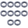 Gubeter 10pcs 22mm 3/8" 7T Sprocket Rim Std Kit for
