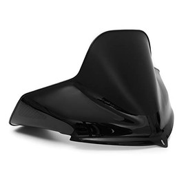 PowerMadd 12925 Cobra Windshield for Arctic Cat F Series - Flat black with black graphics - Low height