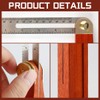 Lotsdonxia Adjustable T-Bevel Gauge with Stainless Steel Blade & Dual