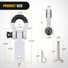 Nilight Shackle Hitch Receiver 2Inch 45000 LBs Breaking Strength 3/4"