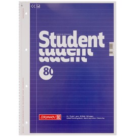 Brunnen 1067941 Lined Notepad/Student A4 70 g/m² 80 Pages)