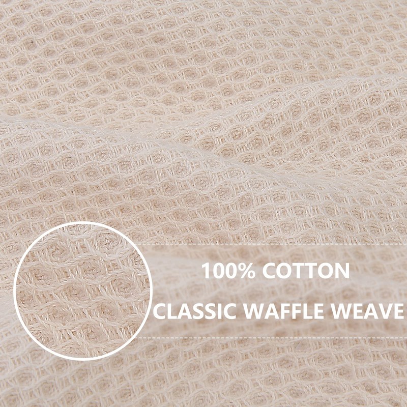 Moosfor 100% Cotton Kitchen Cleaning Cloths, Highly Absorbent Soft Dish