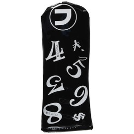 Frank Miura GOLF FMG-SK-HC Headcover for Fairway Wood Skeleton Model Black