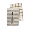 Mud Pie Bistro Whisk Towel; 21" x 14"