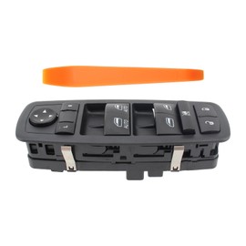 AUTOKAY Master Power Window Switch for Chrysler 300 200 for Dodge Ram 1500 2500 3500 4500 5500 Front Left LH Driver Side Master Power Door Lock Window Switch with 2 Auto Buttons