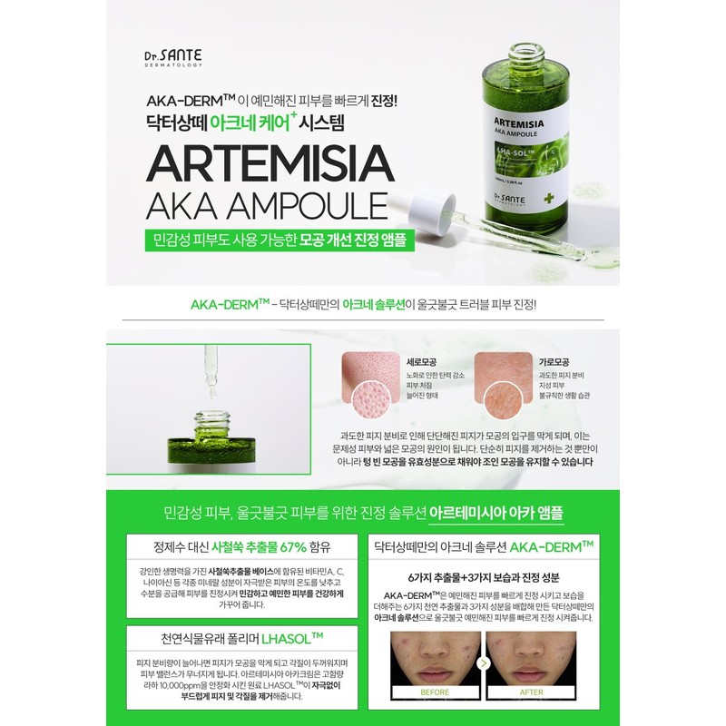 Sante Dr. Sante Artemisia Acca Ampoule 100ml / 닥터상떼 아르테미시아