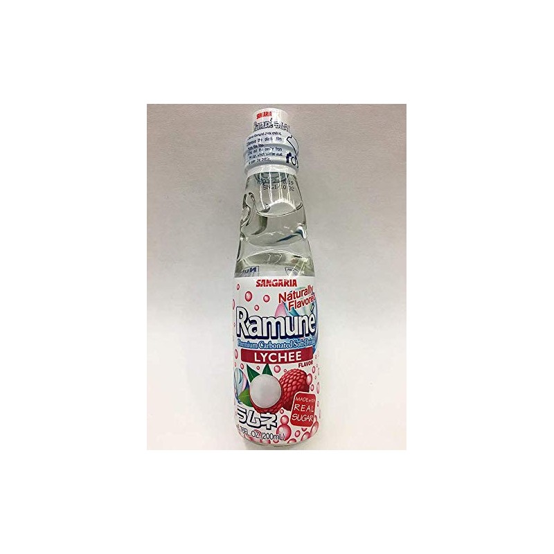 Ramune Japanese Marble Soda Choose your flavor (Lychee)