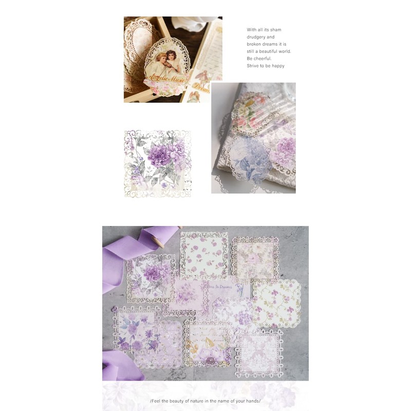 Alideco 60 Pieces Collage Material Paper Planner Junk Journal Memo