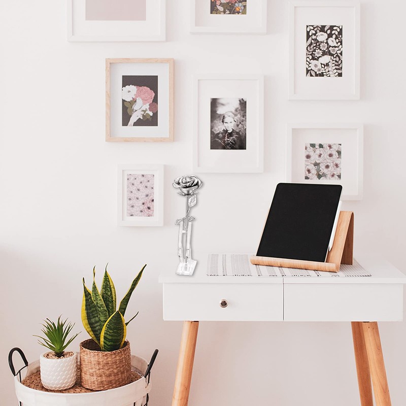 Rose Flower Keepsake Urn for Ashes Sympathy Gift Small Stainless