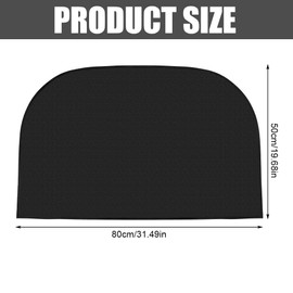 SKJJL Spark Protection Plate for Fireplace, Fireproof Mat Fireplace, Fireproof Floor Protection Mat, Fireproof Underlay for Fireplace, Fireplace Floor Plate to Protect the Floor from Sparks (50 x 80