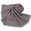 Rotfuchs Woven Scarf 100% Wool with Houndstooth Design and Cut