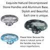 4 Pieces Natural Stones Cabinet Knobs - Healing Stones Worrystone