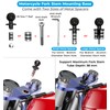 VAZESWIN Motorcycle Fork Stem Phone Mount [Vibration Dampener] Anti-Shake Motorcycle