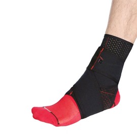 CSX Ankle Brace Compression Sleeve, Support Strap Stabilizer for Leg Foot, Small