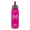 Nathan Flip Straw Pure Bottle, Om Purple Frosted