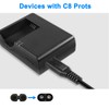 MEIRIYFA IEC320 C7 Power Cable Pigtail Cord,C7 Female Plug Bare