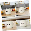 ORFOFE Cute Mini Desktop Trash Can with Press Lid Small