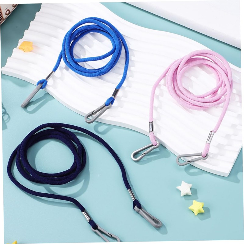 Abaodam 6Pcs Glove Leash Clips Bright Color Mitten Straps with