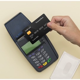 5PCS ATM Holder, Credit Card Protection, Card Holder Card Holder Protective Cases Made of Strong Plastic Matte Transparent, for CIE License Health Card, Clear Muted