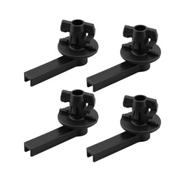 Fender Flare Clips Handle Locking Pins, Front & Rear Wheel Protector Clips Kit Fit for Ford Bronco 2021 2022 2023 2024 2025 Replace W721136S300, 2/4 Door, L-Shape Plastic,4PCS