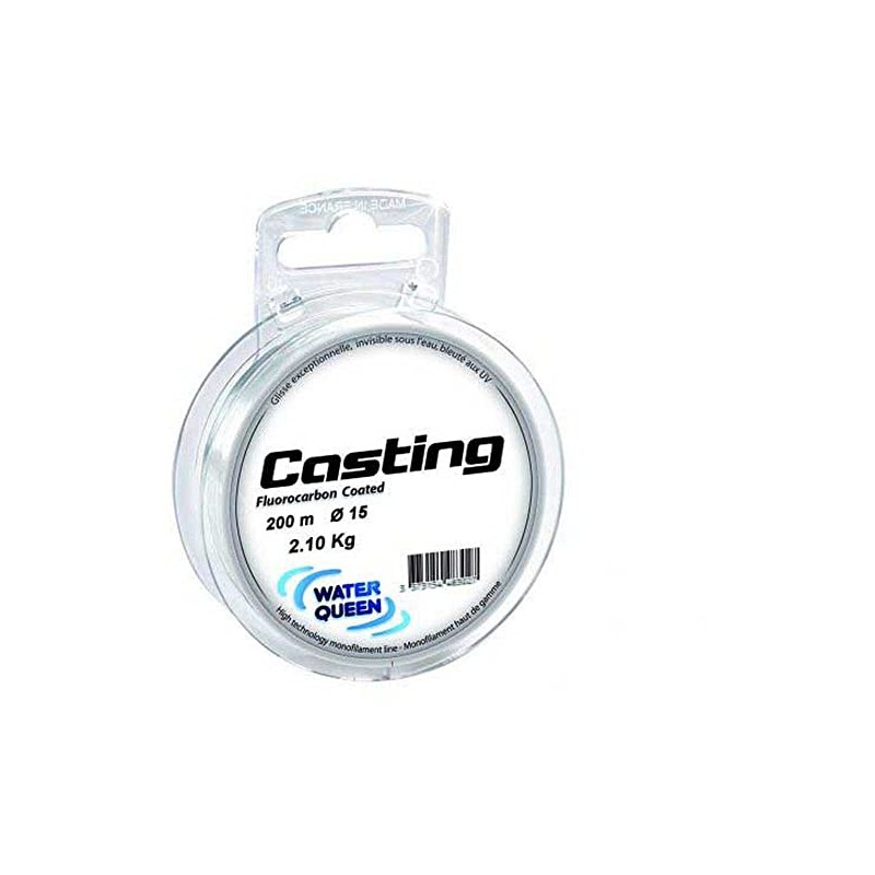 fluorocarbon water queen casting clear 200m 200 m - 27,5/100