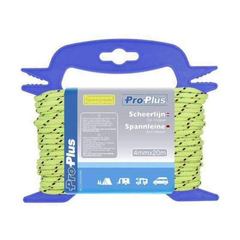 Guy line 4mm x 20m fluorescent on reel