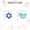 INNORU Mazel Tov Cupcake Toppers, Congratulations Party Decorations, Engagement, Baby