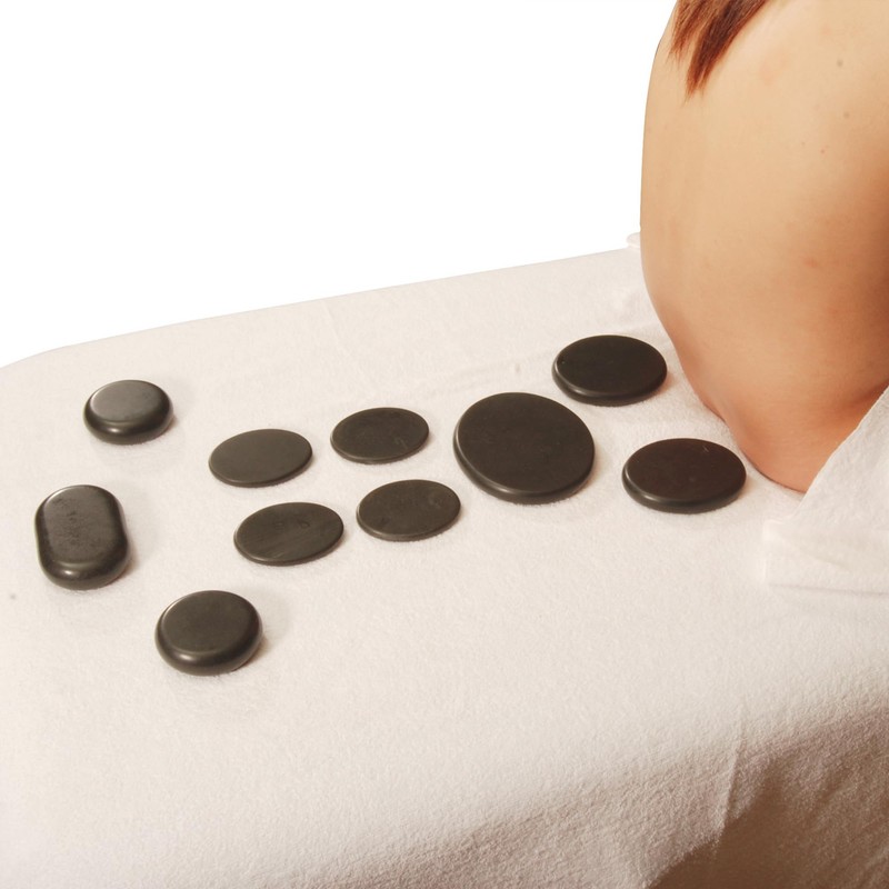 Master Massage SpaMaster Essentials 50 Piece Professional Massage Stone Set