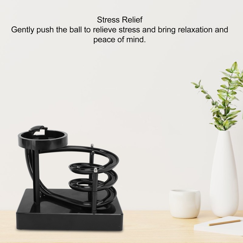 Perpetual Motion Marble Machine Educational Rechargeable Rolling Ball Perpetual Motion