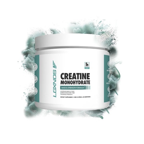 LGXNDS LGXNDS Creatine Monohydrate Micronized Powder - Mass & Strength