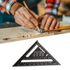 Refoiner Triangular Ruler for Woodworking, Circular Saw Ruler, 0-90 Degrees,
