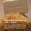 LATHER Natural Sea Wool Sponge
