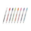 Pilot LFBS144UFNC8C Frixion Ball Slim 0.38 Clear Body 8 Colors